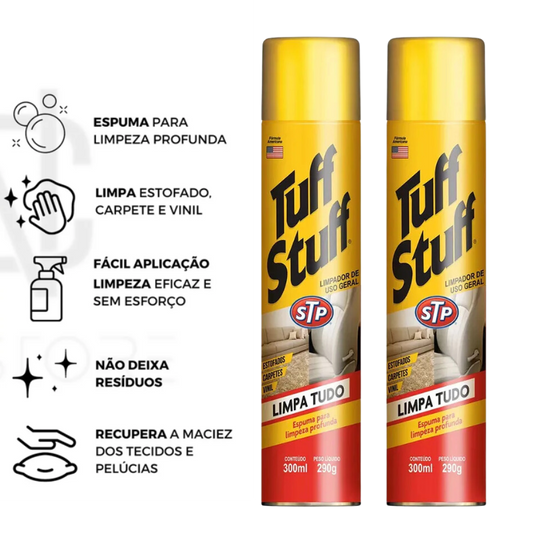 2x1 Tuff Stuff™ LIMPA TUDO - Espuma de Limpeza Profissional Multiuso (Promo VIP)