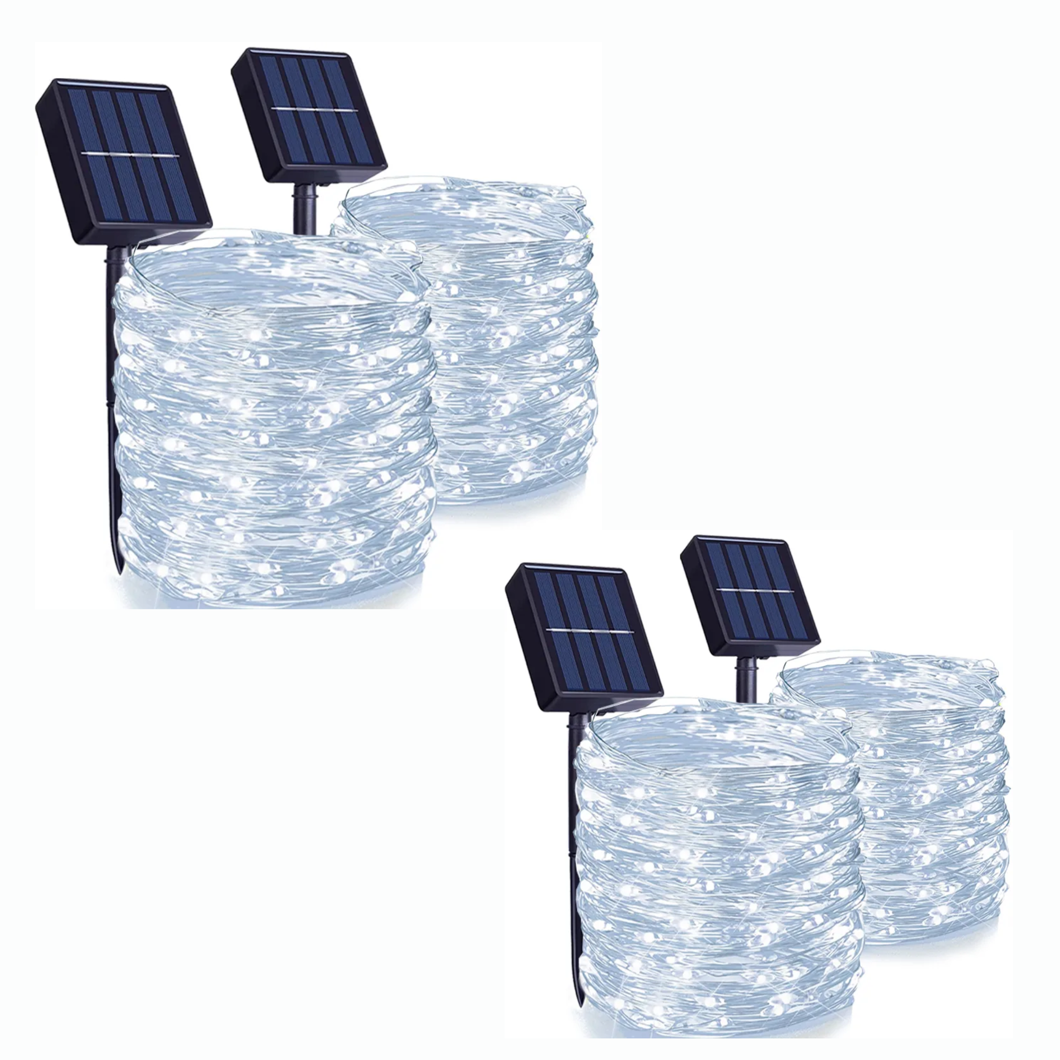 Pisca Pisca - 8 Modos de Iluminação e Carregamento Solar (Oferta)