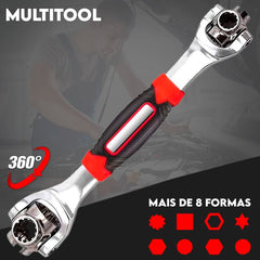 Chave Inglesa TITANIUM 48 em 1 Universal (Oferta)